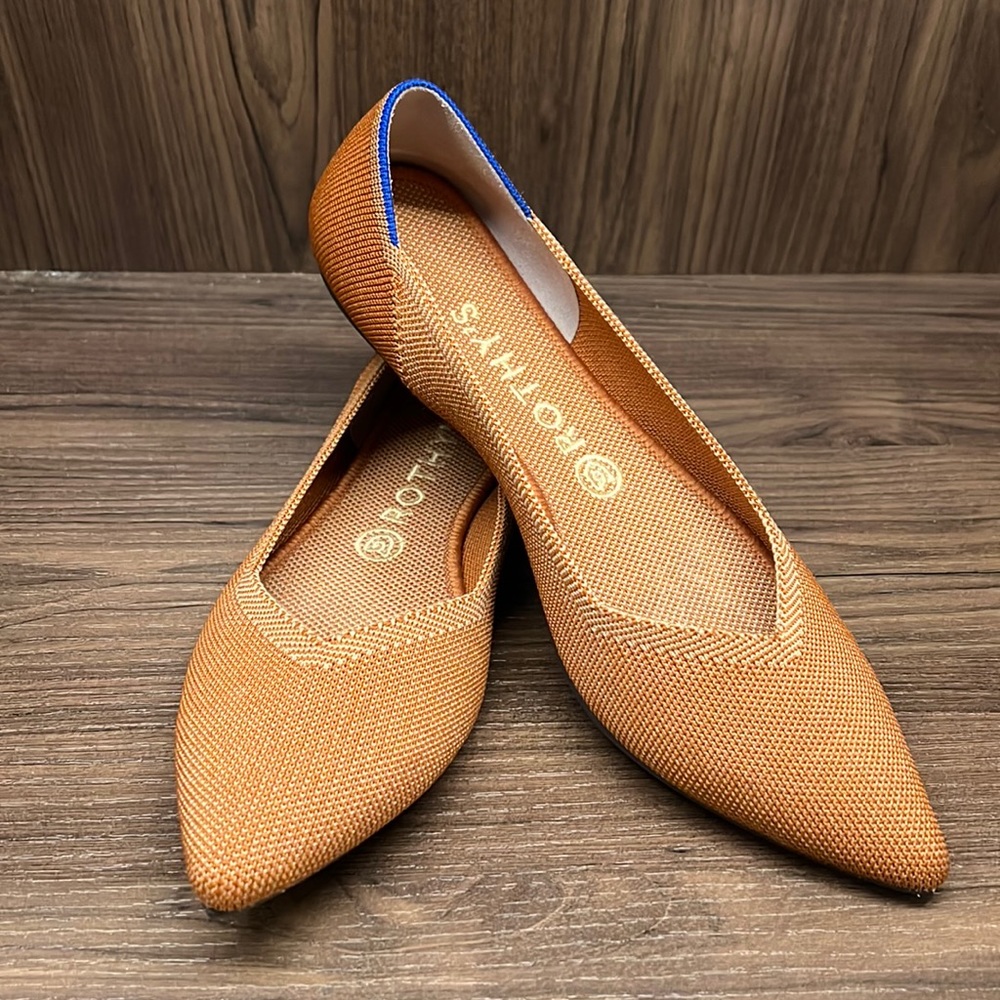 🍂 Rothy's The Point in RETIRED Fawn size 9.5